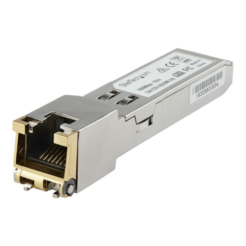 StarTech.com StarTech.com Cisco GLC-TE-kompatibel SFP-sändtagarmodul - 1000BASE-T - utökad temperatur - SFP-sändar/mottagarmodul (mini-GBIC) - 1GbE