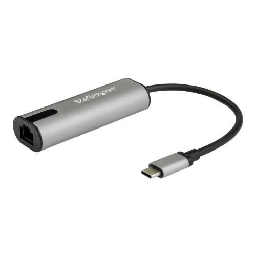 StarTech.com Startech USB 3.0 Type-C till 2,5 Gigabit Ethernet-adapter - 2.5GBASE-T - nätverksadapter - USB-C - 10M/100M/1G/2.5 Gigabit Ethernet x 1 + USB 3.0