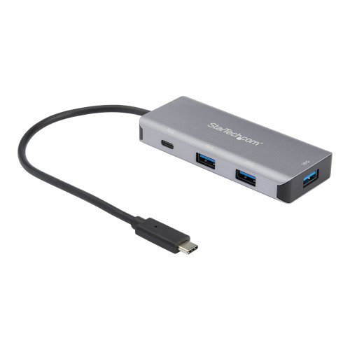 StarTech.com USB C-hubb med 4 portar och 3x USB A och 1x USB C - USB Type-C-hubb 3.1/3.2 gen. 2 med SuperSpeed 10 Gbit/s - USB-bussdriven - Kompakt