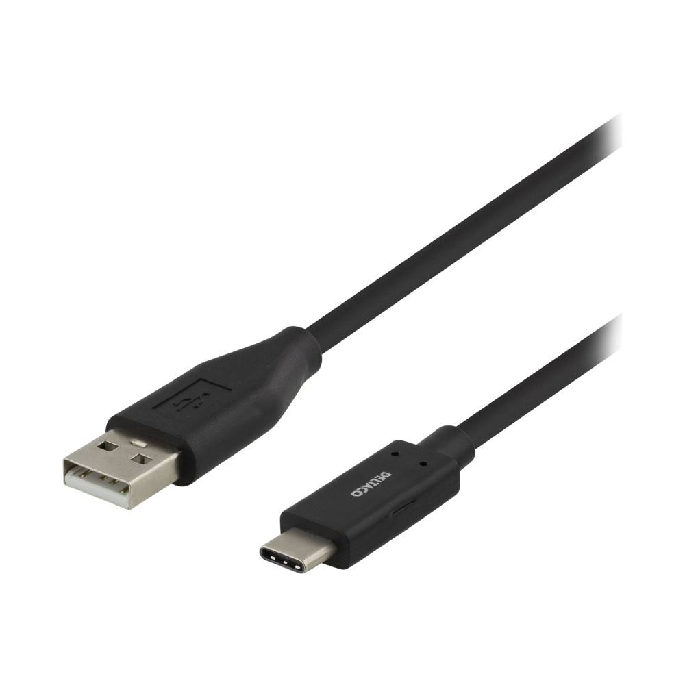 Produktbild för DELTACO USBC-1005M - USB typ C-kabel - USB-C till USB - 1.5 m