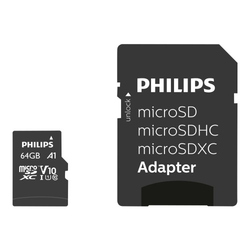 Philips Philips FM64MP45B - flash-minneskort - 64 GB - SDXC