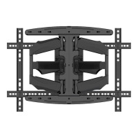 Produktbild för Multibrackets M VESA Flexarm XL Full Motion Dual konsol - justerbar arm med full rörlighet - för LCD-display - svart