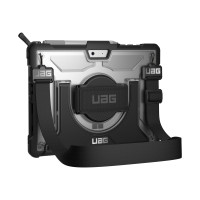 Produktbild för UAG Case for Microsoft Surface Go 3/Go 2/Go [10.5-inch] w/ Handstrap - Plasma Ice - baksidesskydd för surfplatta