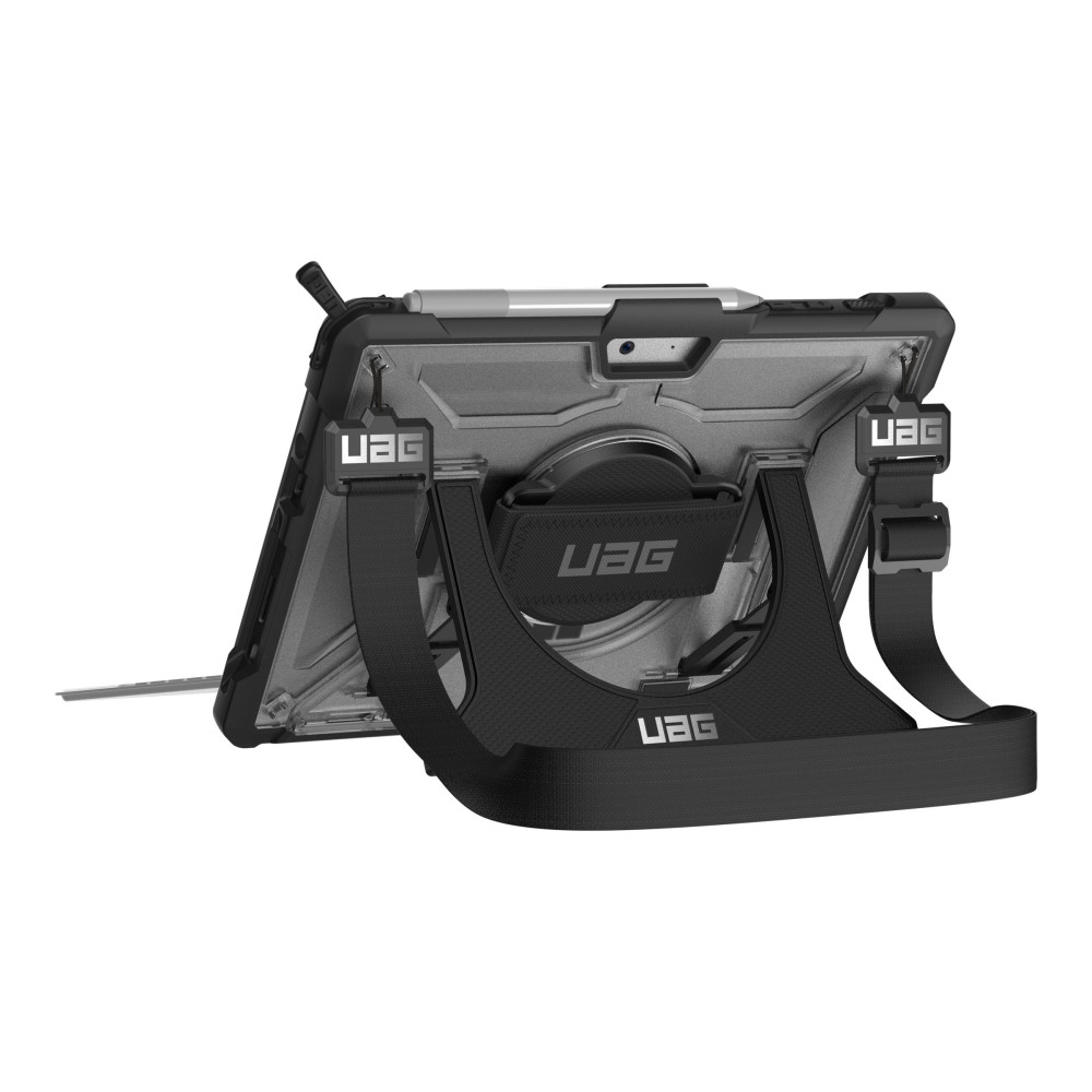 Produktbild för UAG Case for Microsoft Surface Go 3/Go 2/Go [10.5-inch] w/ Handstrap - Plasma Ice - baksidesskydd för surfplatta