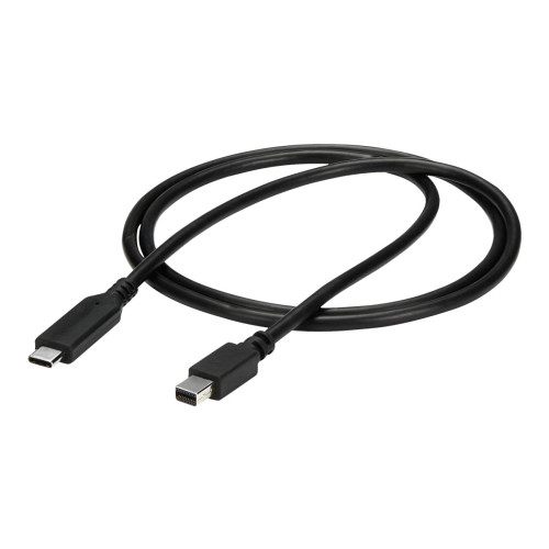 StarTech.com StarTech 1 m USB-C till Mini DisplayPort-kabel - 4K 60Hz - Svart - videoadapterkabel - USB-C till Mini DisplayPort - 1 m