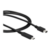 Produktbild för StarTech 1 m USB-C till Mini DisplayPort-kabel - 4K 60Hz - Svart - videoadapterkabel - USB-C till Mini DisplayPort - 1 m