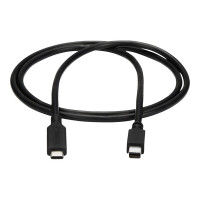 Produktbild för StarTech 1 m USB-C till Mini DisplayPort-kabel - 4K 60Hz - Svart - videoadapterkabel - USB-C till Mini DisplayPort - 1 m