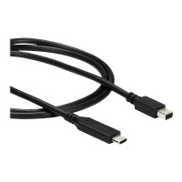 Produktbild för StarTech 1 m USB-C till Mini DisplayPort-kabel - 4K 60Hz - Svart - videoadapterkabel - USB-C till Mini DisplayPort - 1 m