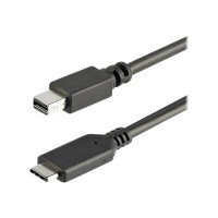 Produktbild för StarTech 1 m USB-C till Mini DisplayPort-kabel - 4K 60Hz - Svart - videoadapterkabel - USB-C till Mini DisplayPort - 1 m
