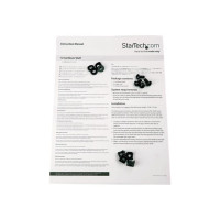 Produktbild för StarTech.com 1U Fast serverhylla med rackfäste - 25 cm djupt universellt, fribärande fack i stål för 19-tums AV/nätverksutrustningsrack och skåp - Kraftigt stål - Viktkapacitet 20 kg, svart - hylla för rack - 1U