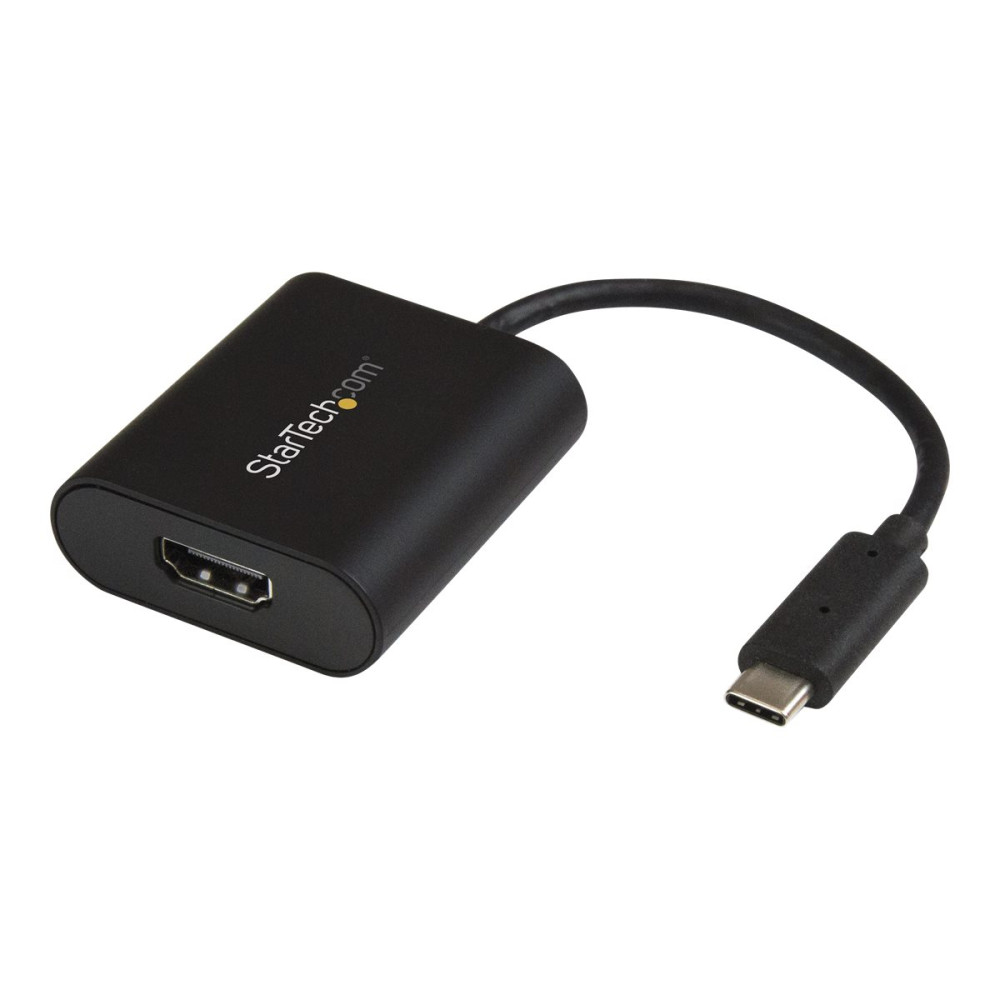 Produktbild för StarTech.com USB-C till HDMI-adapter - 4K 60 Hz - videokort - HDMI / USB - TAA-kompatibel - 19 cm