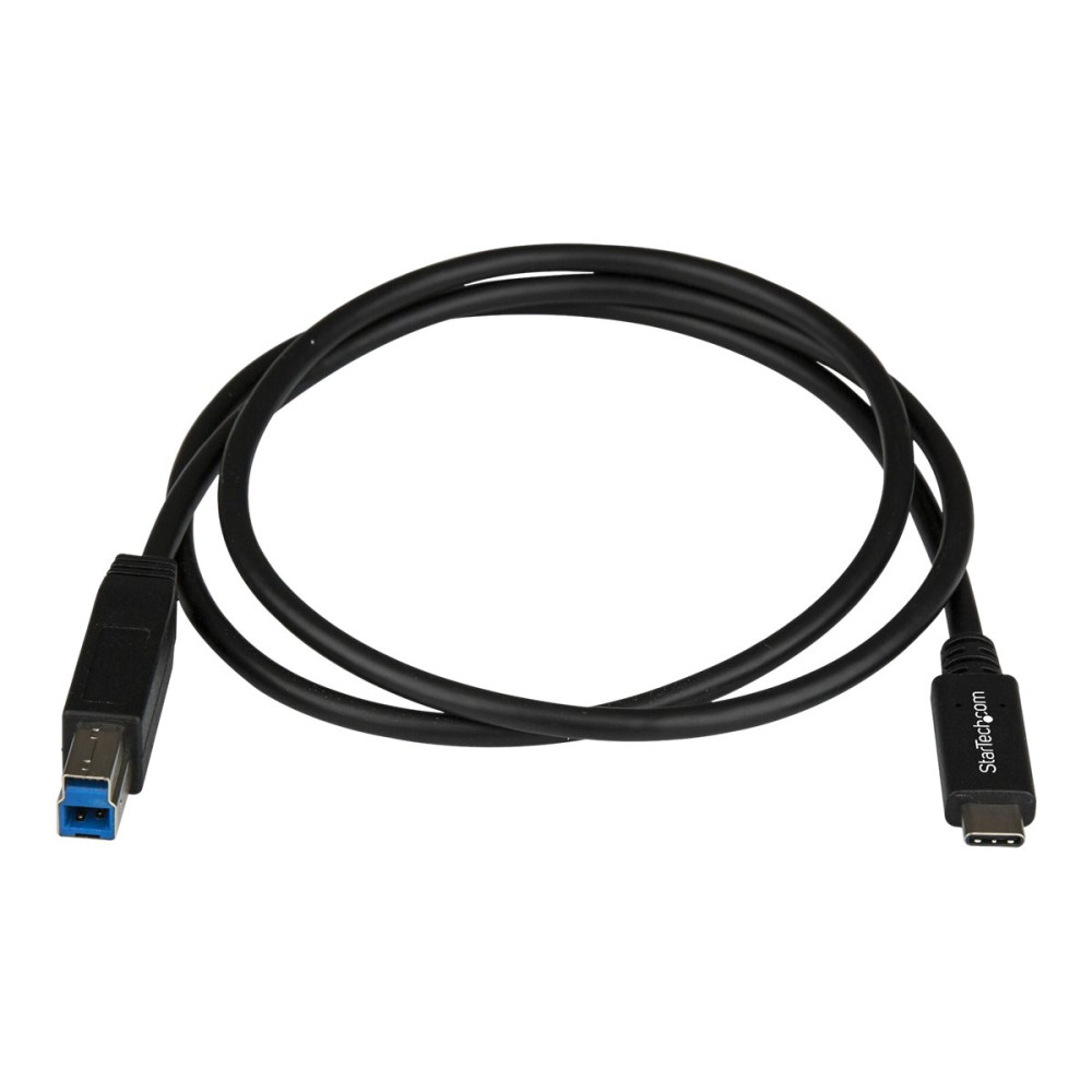 Produktbild för StarTech.com USB 3.1 USB-C till USB-B-kabel - 1 m - USB typ C-kabel - USB-C till USB Type B - 1 m