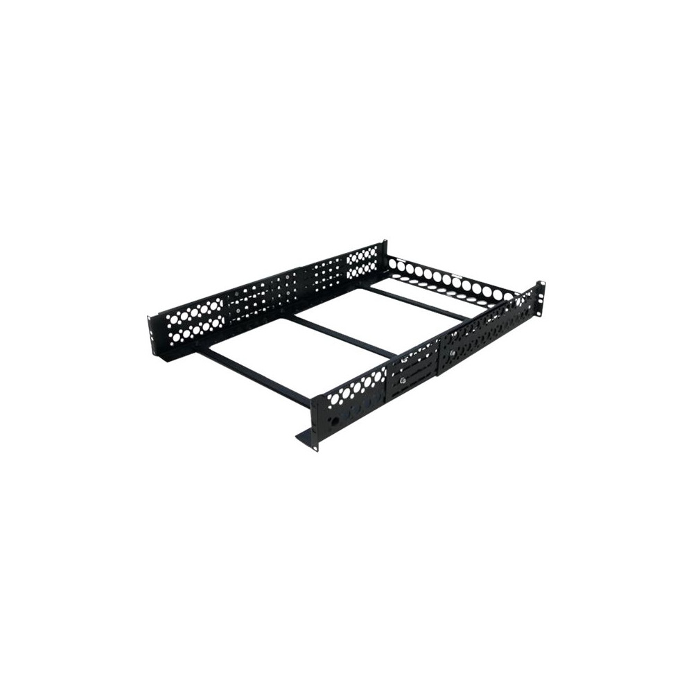Produktbild för StarTech.com 2U fast 19 tums universella serverrackskenor med justerbart djup - rackskena - 2U