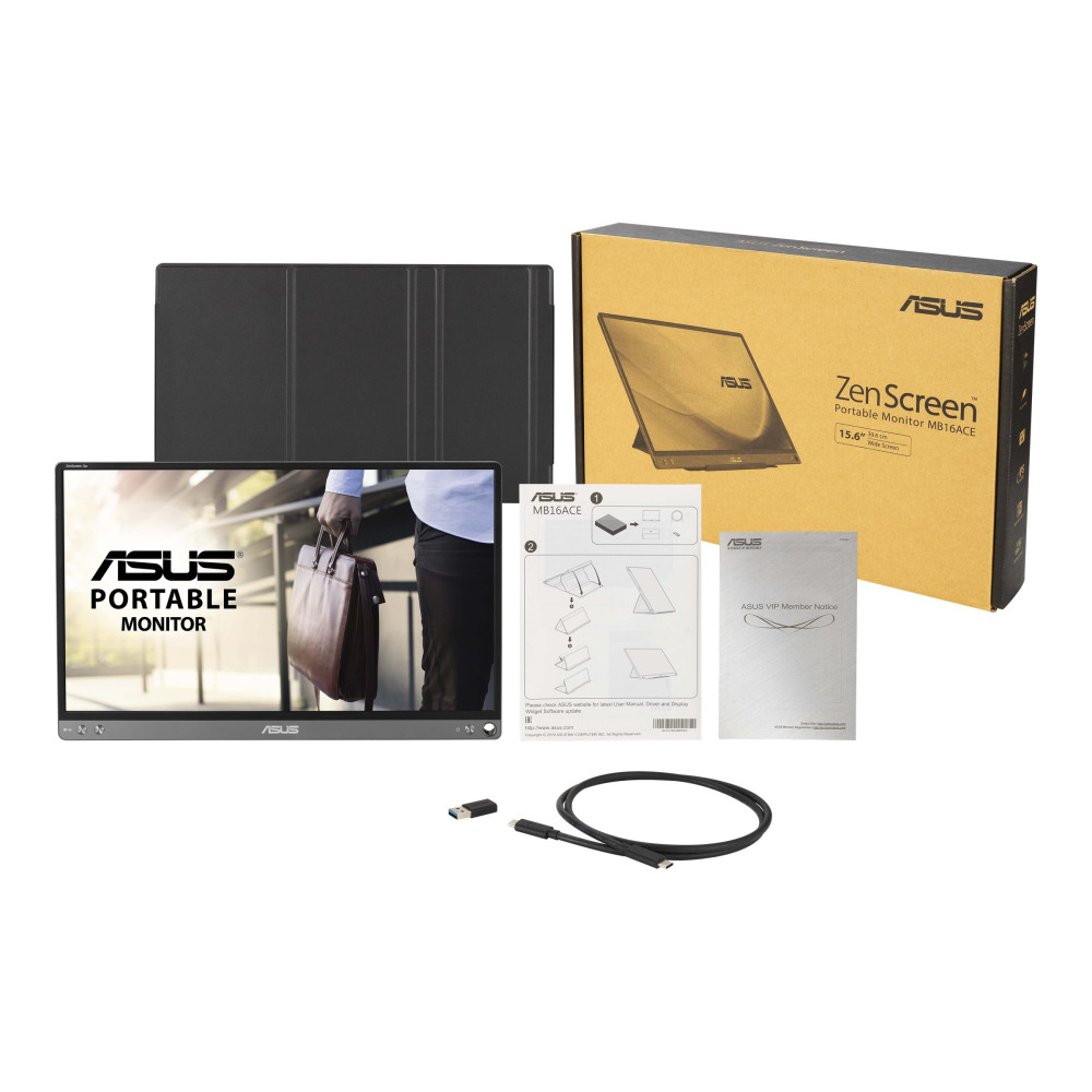 Produktbild för ASUS ZenScreen MB16ACE - LED-skärm - Full HD (1080p) - 15.6"