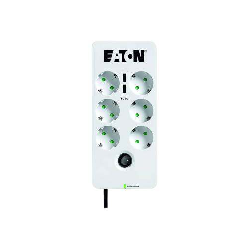 Eaton Corporation Eaton Protection Box 6 USB Tel@ Din - överspänningsskydd - 2500 watt