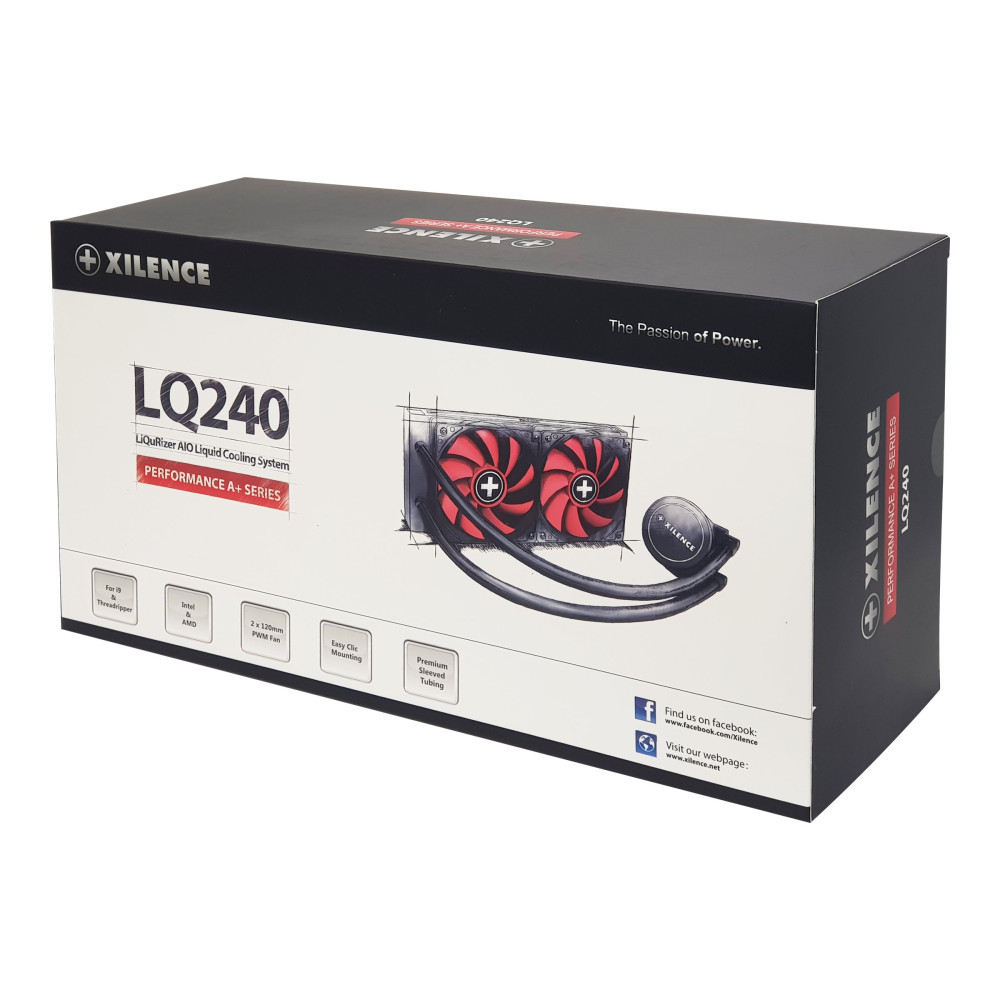 Produktbild för Xilence Performance A+ Series LiQuRizer LQ240 - kylsystem med vätska till processorn