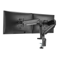 Produktbild för DELTACO Office ARM-035 monteringssats - för 2 LCD-bildskärmar - svart