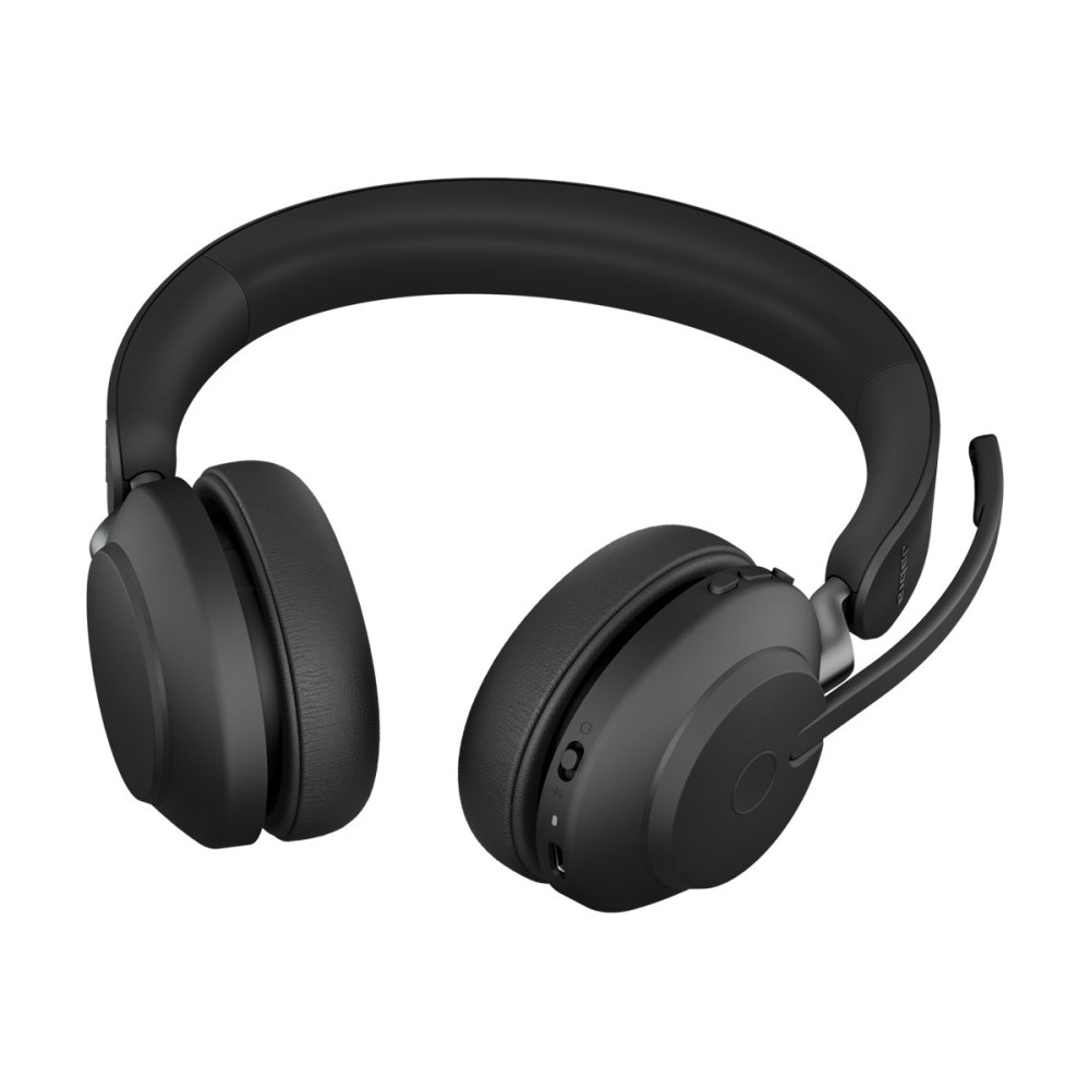 Produktbild för Jabra Evolve2 65 UC Stereo - headset - USB-C - med laddningsställ