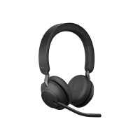 Produktbild för Jabra Evolve2 65 UC Stereo - headset - USB-C - med laddningsställ
