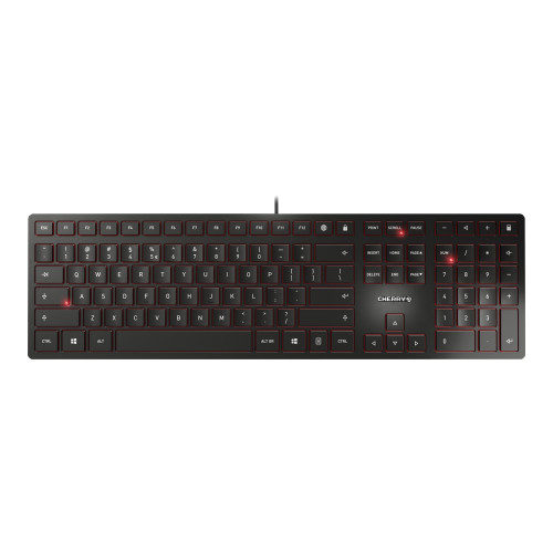 CHERRY CHERRY KC 6000 SLIM - tangentbord - engelska - svart Inmatningsenhet