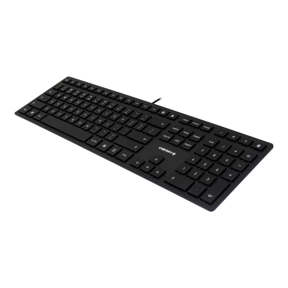 Produktbild för CHERRY KC 6000 SLIM - tangentbord - engelska - svart Inmatningsenhet
