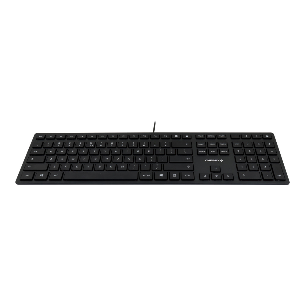 Produktbild för CHERRY KC 6000 SLIM - tangentbord - engelska - svart Inmatningsenhet