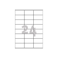 Produktbild för Avery - etiketter för flera ändamål - 2400 etikett (er) - 70 x 36 mm