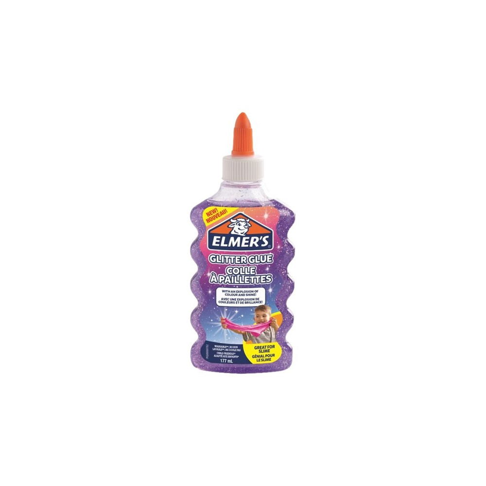Produktbild för Elmer's - glitterlim - lila