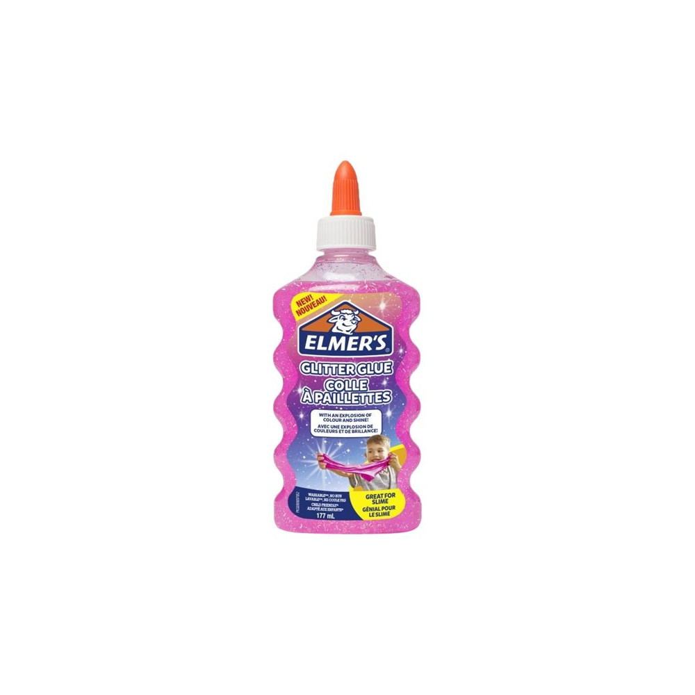 Produktbild för Elmer's - glitterlim - rosa