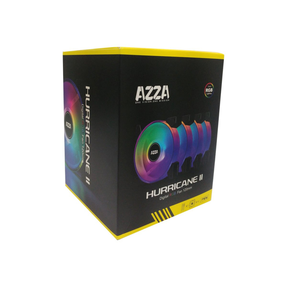 Produktbild för AZZA Hurricane II - lådfläkt