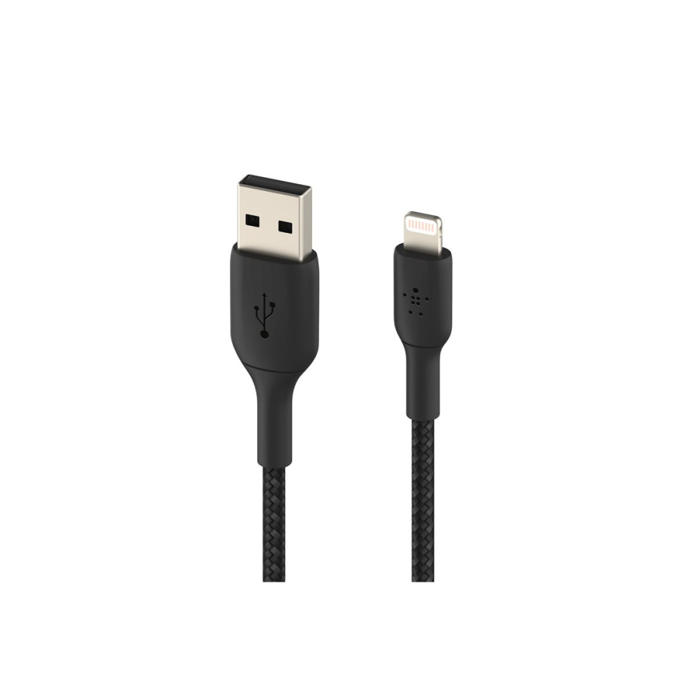 Produktbild för Belkin BoostCharge Lightning-kabel - Lightning / USB - 1 m