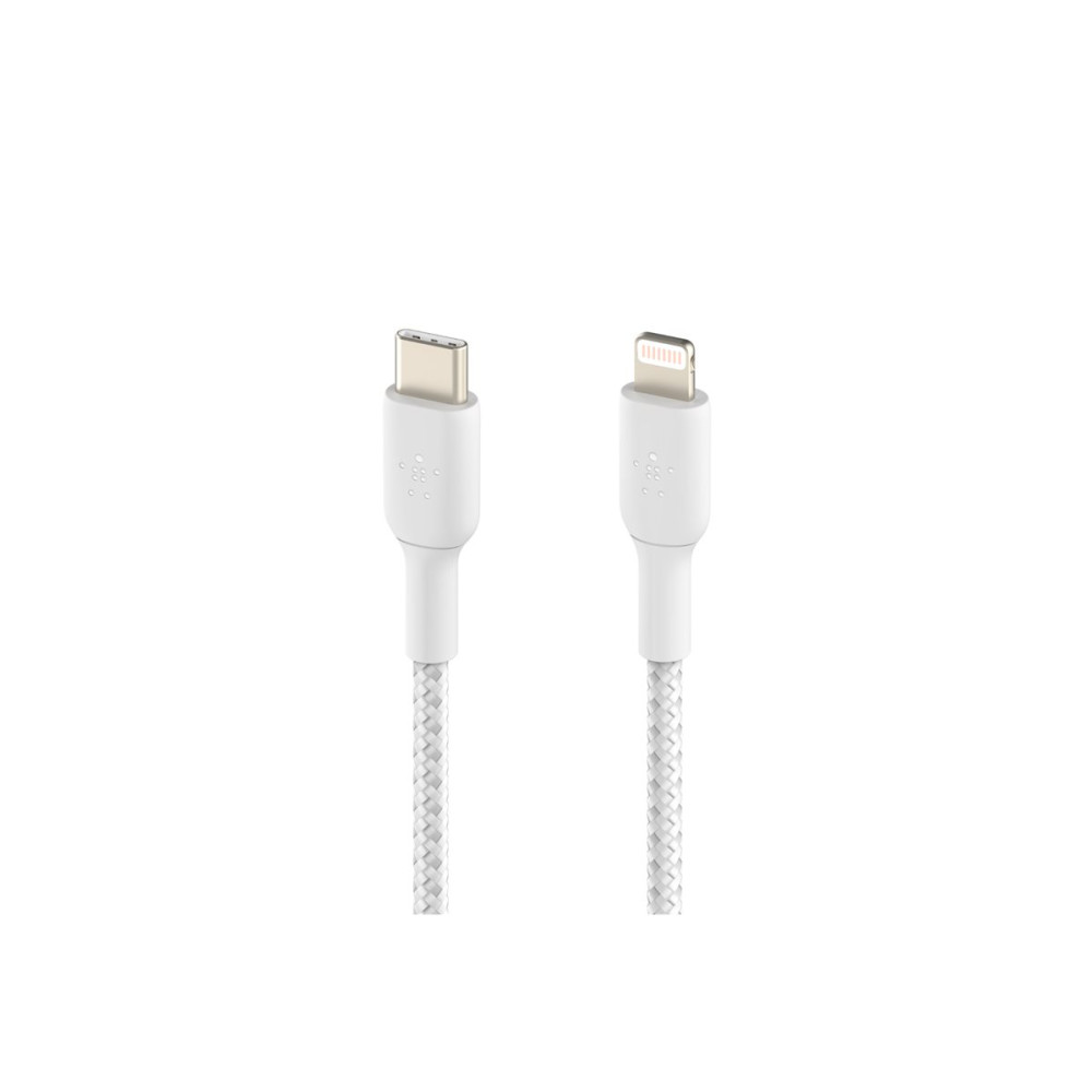 Produktbild för Belkin BoostCharge Lightning-kabel - Lightning / USB - 1 m