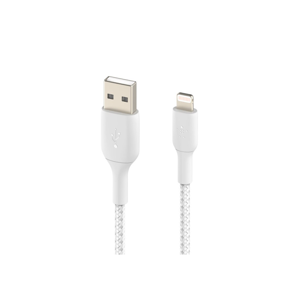 Produktbild för Belkin BoostCharge Lightning-kabel - Lightning / USB - 1 m