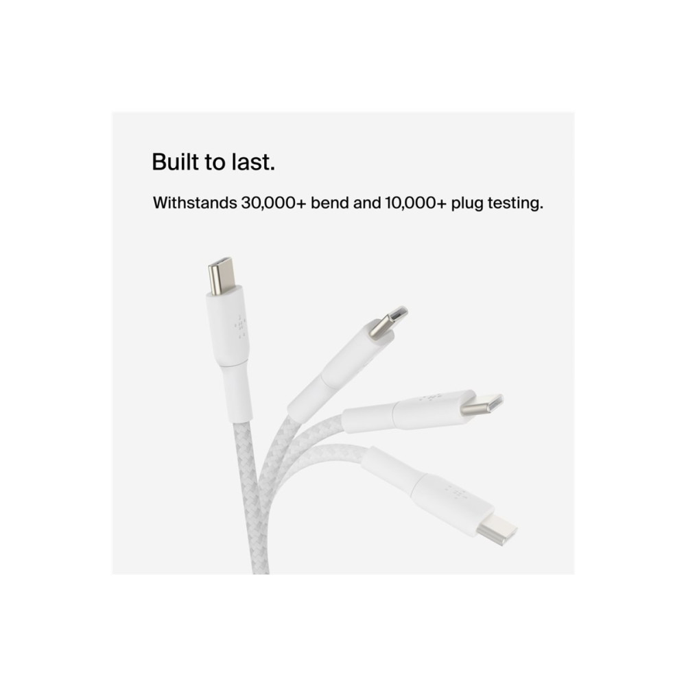 Produktbild för Belkin BoostCharge - USB typ C-kabel - USB-C till USB-C - 1 m