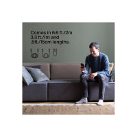 Produktbild för Belkin BoostCharge - USB typ C-kabel - USB-C till USB-C - 1 m