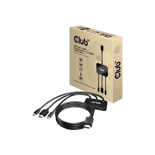 Club 3D Club 3D CAC-1630 - adapterkabel - Mini DisplayPort / HDMI / USB - 2.355 m