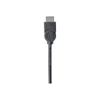 Produktbild för Manhattan HDMI Cable with Ethernet, 4K@30Hz (High Speed), 5m, Male to Male, Black, Ultra HD 4k x 2k, Fully Shielded, Gold Plated Contacts, Lifetime Warranty, Polybag - HDMI-kabel med Ethernet - 5 m