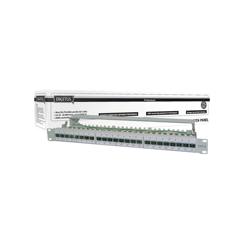 Produktbild för DIGITUS Professional DN-91624S-EA - patch-panel - 1U - 19"