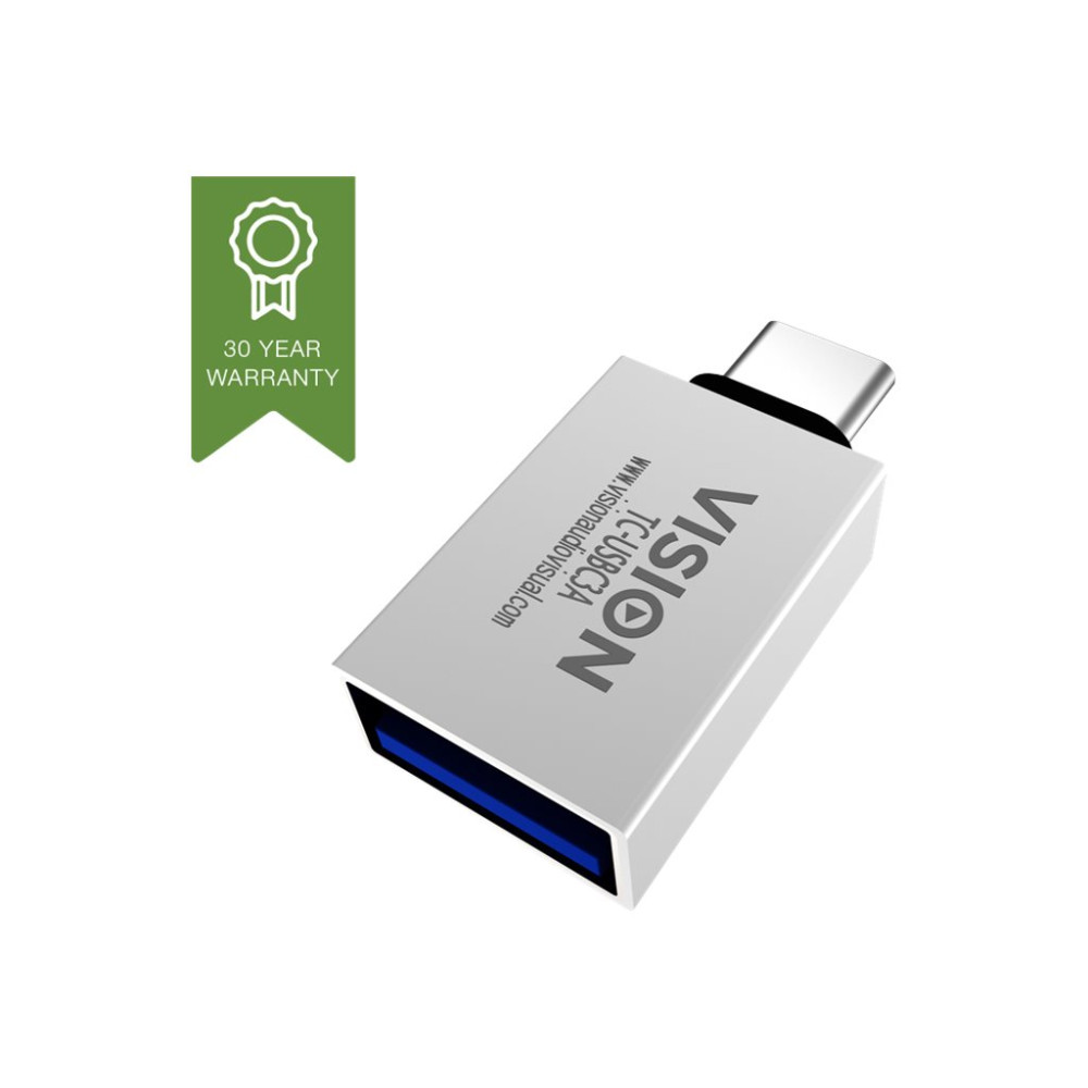 Produktbild för Vision - USB typ C-adapter - USB-C till USB typ A