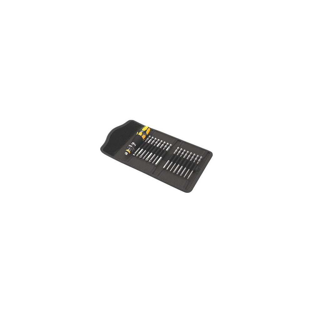 Produktbild för Wera Kraftform Kompakt 60 ESD - screwdriver handle with bit set - 17 delar