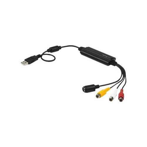 StarTech.com StarTech.com USB videoinspelningsadapter - S Video/komposit till USB 2.0 videoinspelningskabel med stöd för TWAIN - Analog till digital konverterare - endast Windows - videofångstadapter - USB 2.0