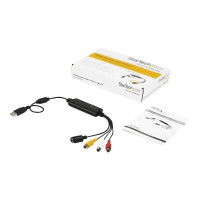Produktbild för StarTech.com USB videoinspelningsadapter - S Video/komposit till USB 2.0 videoinspelningskabel med stöd för TWAIN - Analog till digital konverterare - endast Windows - videofångstadapter - USB 2.0