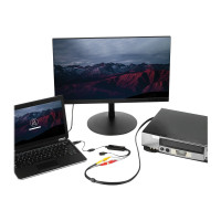 Produktbild för StarTech.com USB videoinspelningsadapter - S Video/komposit till USB 2.0 videoinspelningskabel med stöd för TWAIN - Analog till digital konverterare - endast Windows - videofångstadapter - USB 2.0