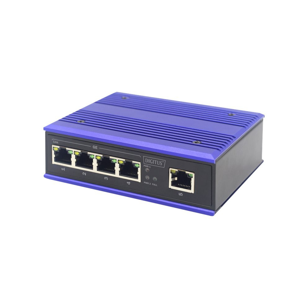 Produktbild för DIGITUS Professional DN-651118 Industrial - switch - 5 portar - ohanterad