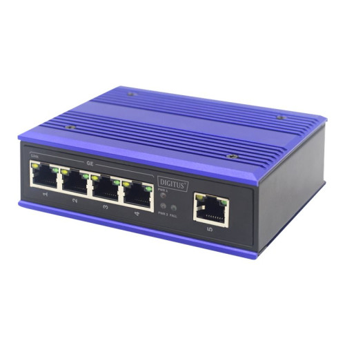Digitus DIGITUS Professional DN-651118 Industrial - switch - 5 portar - ohanterad