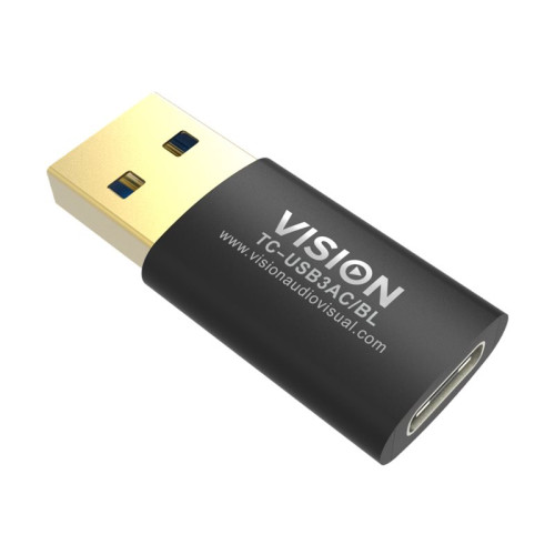 Vision Vision Professional - USB typ C-adapter - USB typ A till USB-C
