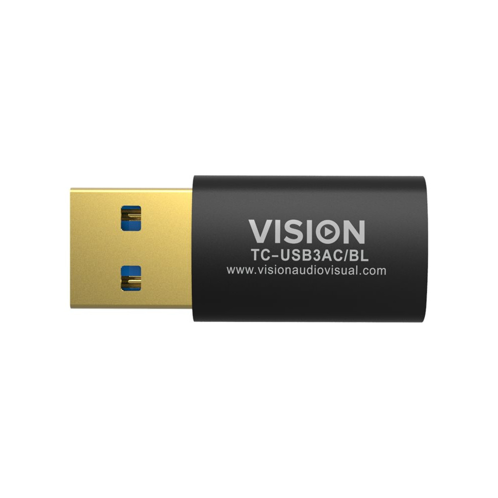 Produktbild för Vision Professional - USB typ C-adapter - USB typ A till USB-C