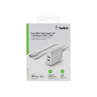 Produktbild för Belkin BoostCharge strömadapter - USB - 24 Watt
