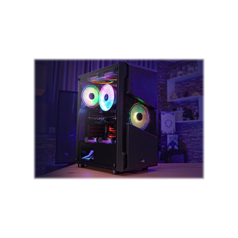 Produktbild för AeroCool Menace Saturn RGB - Tempered Glass Edition - mid tower - ATX