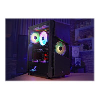Produktbild för AeroCool Menace Saturn RGB - Tempered Glass Edition - mid tower - ATX